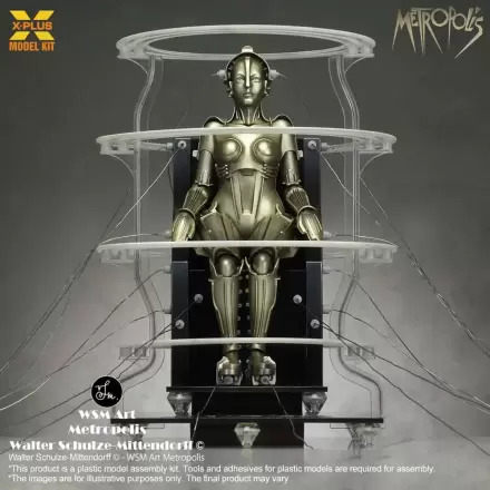 Metropolis Plastic Model Kit 1/8 Maschinenmensch Seated Ver. 18 cm termékfotója