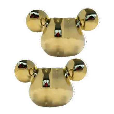 Mickey Mouse Deluxe 3D Espresso Mugs 2-Pack Gold product photo