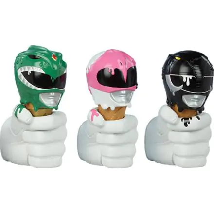 Mighty Morphin Power Rangers Designer Series Busts Green, Black and Pink Power Rangers Scoops Set 17 cm product photo