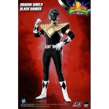 Mighty Morphin Power Rangers FigZero Action Figure 1/6 Dragon Shield Black Ranger 35 cm product photo