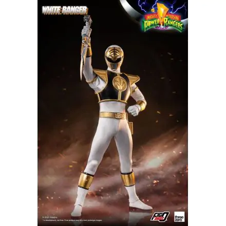 Mighty Morphin Power Rangers FigZero Action Figure 1/6 White Ranger 30 cm termékfotója