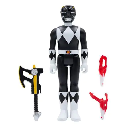 Mighty Morphin Power Rangers ReAction Action Figure Black Ranger 10 cm product photo