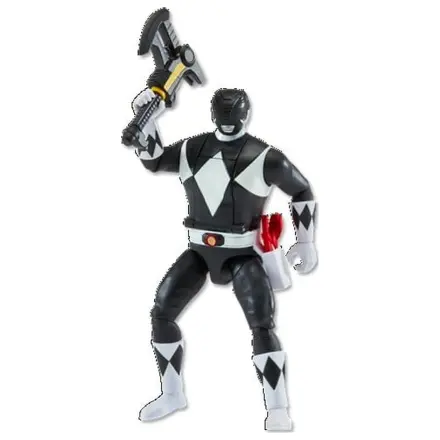 Mighty Morphin Power Rangers Season 2 Auto-Morphin Action Figure Black Ranger product photo