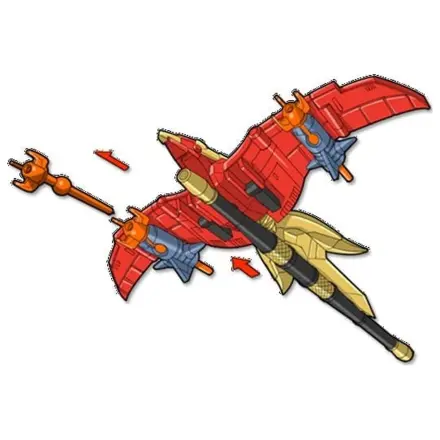 Mighty Morphin Power Rangers Thunderzord Action Figure Firebird product photo