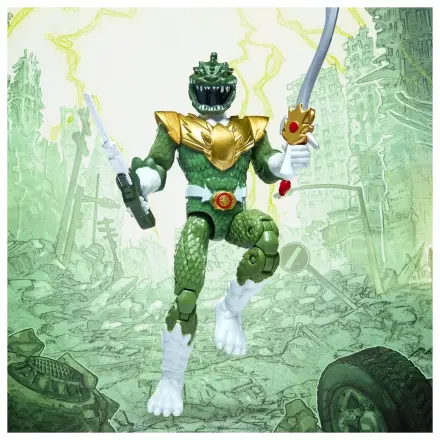 Mighty Morphin Power Rangers x Godzilla Action Figure Green Godzilla product photo