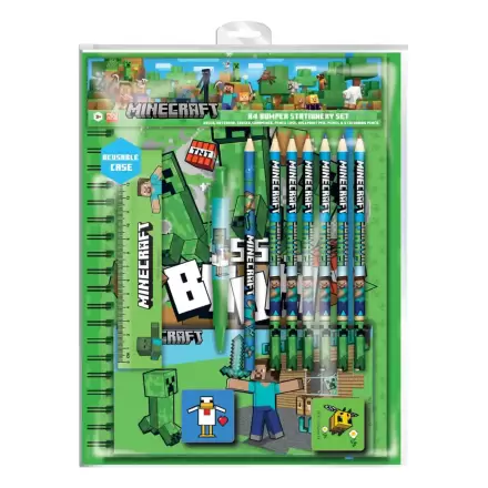 Minecraft 12-Piece Stationery Set A4 Bumper termékfotója