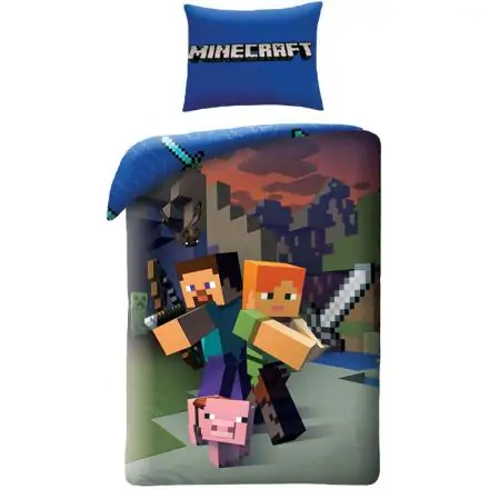 Minecraft Duvet Cover Set 140x200cm, 70x90cm product photo