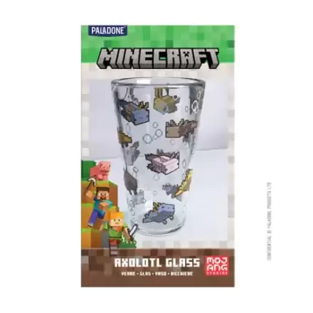Minecraft Pint Glass Axolotl product photo
