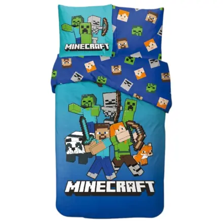 Minecraft Block World Duvet Cover product photo