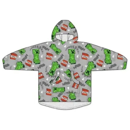 Minecraft Boom Pull-on Plush Fleece Blanket Poncho 7-14 Years product photo