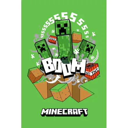 Minecraft Boom Creeper polar blanket product photo
