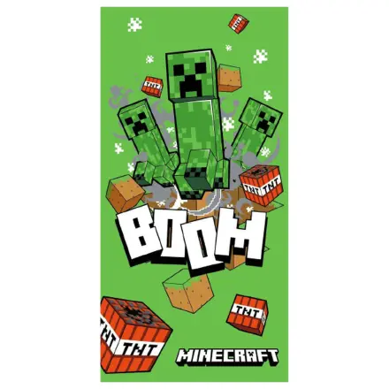 Minecraft Boom Green towel product photo