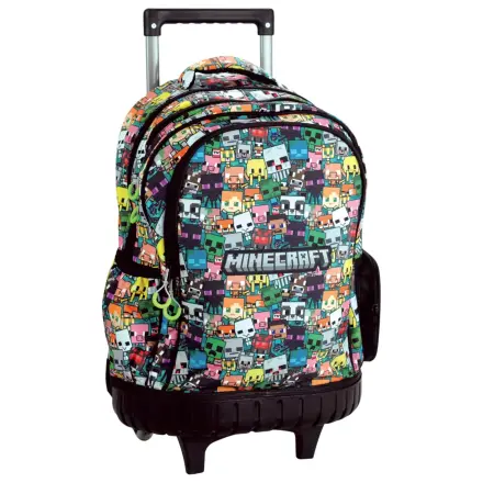 Minecraft Chibi Premium Rolling School Bag, Bag 42 cm product photo