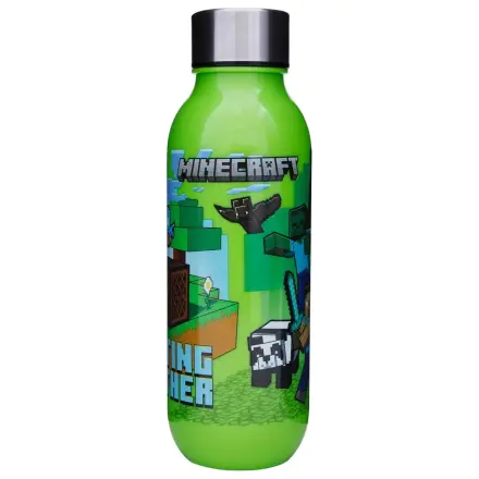 Minecraft Crafting plastic water bottle with screw cap 640 ml product photo
