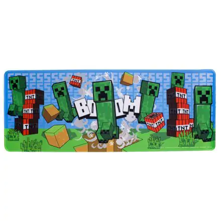 Minecraft Creeper gaming desk mat product photo