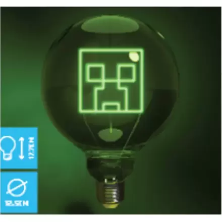 Minecraft Neon LED Bulb Creeper termékfotója