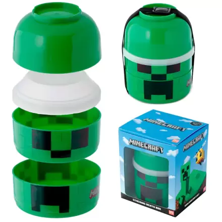 Minecraft Creeper triple lunch box product photo