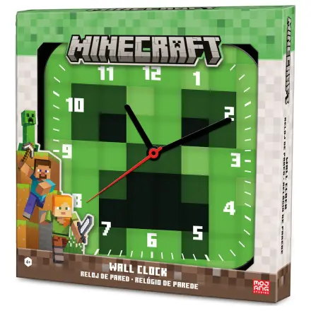 Minecraft wall clock product photo