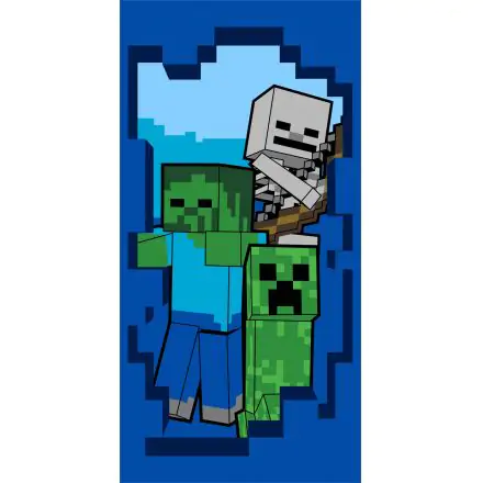 Minecraft Bath Towel, Beach Towel Beware 70*140cm product photo
