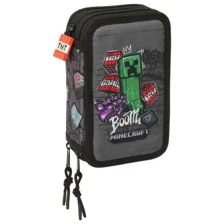 Minecraft Graffiti triple pencil case 37pcs product photo