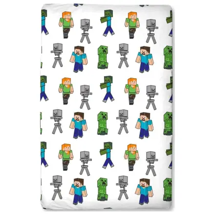 Minecraft Fitted Sheet 90 x 200 product photo