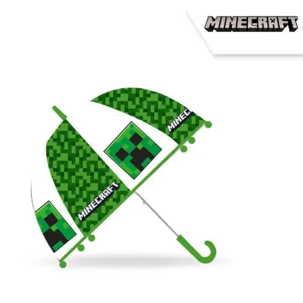 Minecraft kids transparent semi-automatic umbrella Ø70 cm product photo