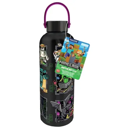 Minecraft Mascots Metal Water Bottle with Carry Loop product photo