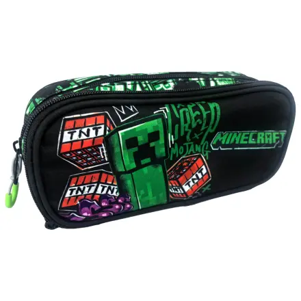 Minecraft Metro Art Double Compartment Pencil Case 23.5 cm product photo