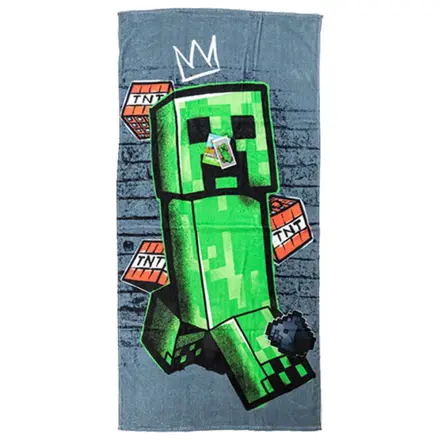 Minecraft Metro Art Creeper Towel product photo