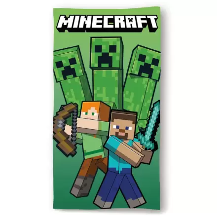 Minecraft cotton beach towel product photo