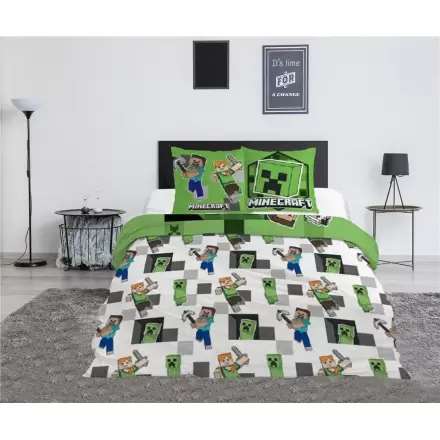 Minecraft policotton duvet cover bed 135cm product photo