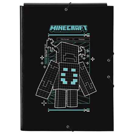 Minecraft Screen A4 cardboard binder with flaps product photo