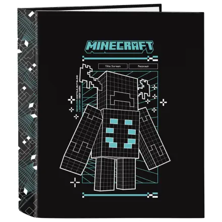 Minecraft Screen A4 cardboard 4 rings binder product photo
