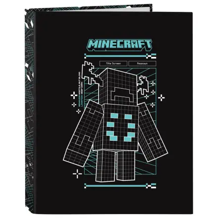 Minecraft Screen A4 cardboard 4 rings binder product photo