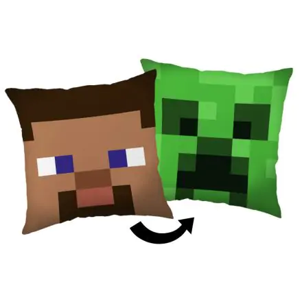 Minecraft Steve Creeper pillow, decorative pillow 40*40 cm product photo
