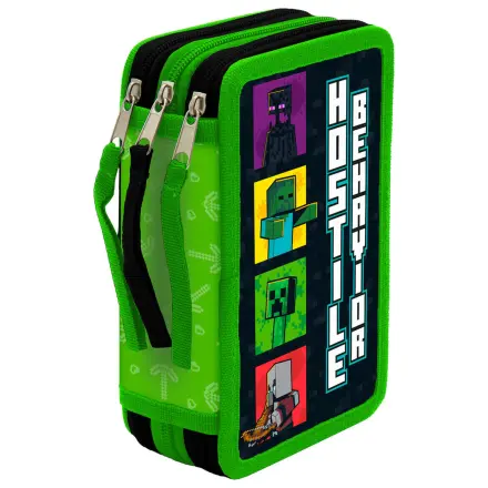 Minecraft triple pencil case 39pcs product photo