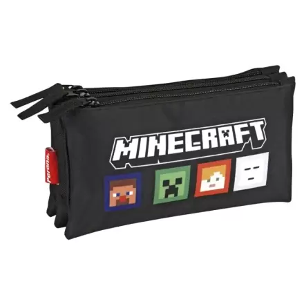 Minecraft triple pencil case termékfotója