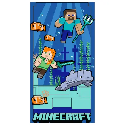 Minecraft Underwater Towel 70x140cm product photo