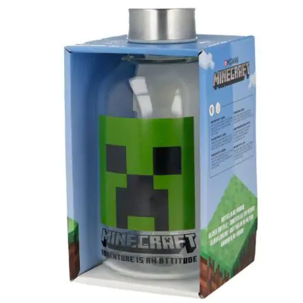 Minecraft glass bottle 620ml termékfotója