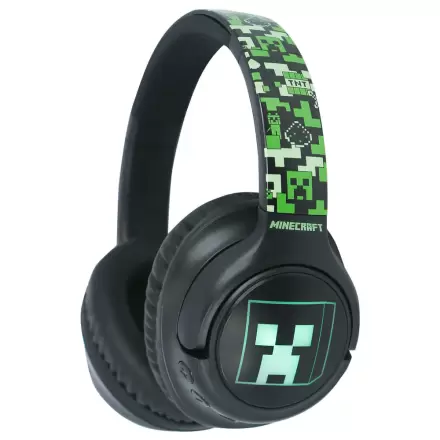 Minecraft wireless LED headphones product photo