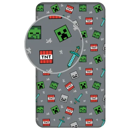 Minecraft We Got This Fitted Sheet 90x200 cm product photo