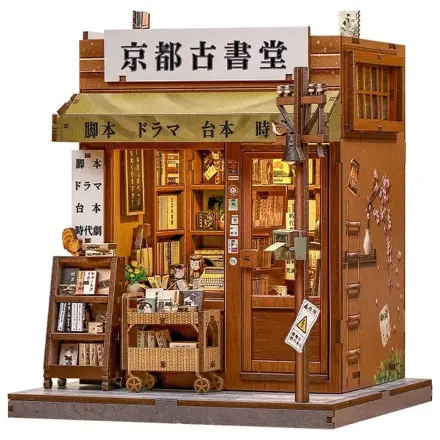 Miniature House Model Kit Antique Bookery of Kyoto 18 x 15 cm product photo