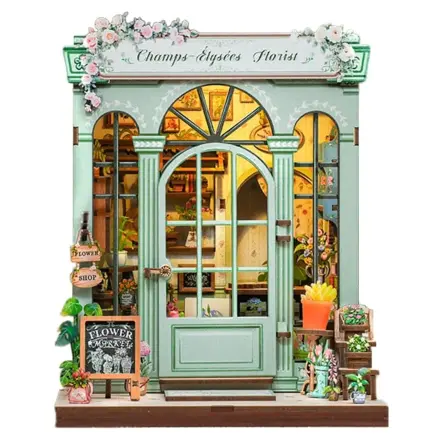 Miniature House Model Kit Champs-Élysées Florist 18 x 16 cm   product photo