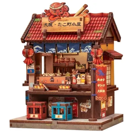 Miniature House Model Kit Osaka Takoyaki 12 x 9 cm product photo