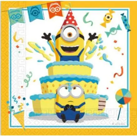 Minions 2 The Rise of Gru Napkins 20 pieces 33x33 cm product photo