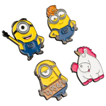 Minions set of 4 pins product photo