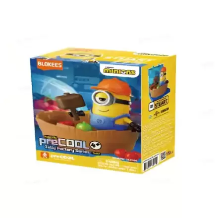 Minions Blokees PreCool Jelly Factory Series 1 Plastic Model Kit 03 Stuart the Jelly maker product photo