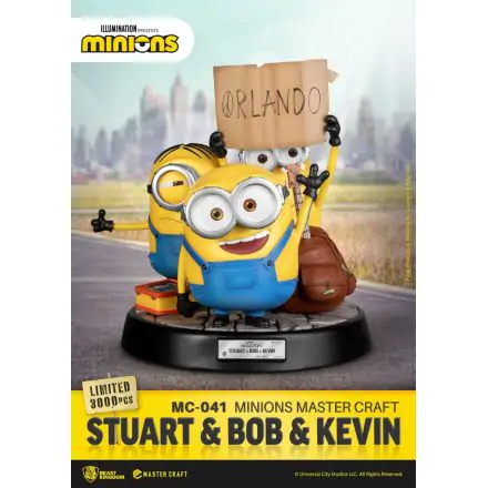 Minions Master Craft Statue Stuart & Bob & Kevin 35 cm product photo