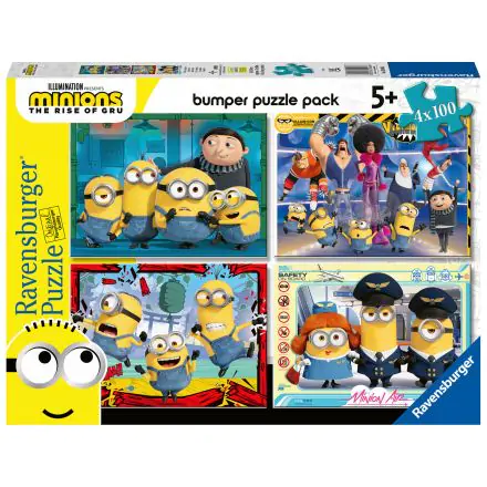 Minions puzzle 4x100pzs product photo