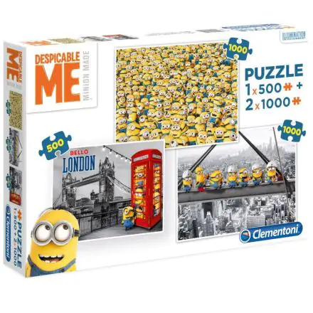 Minions puzzle 500+1000+1000pcs product photo